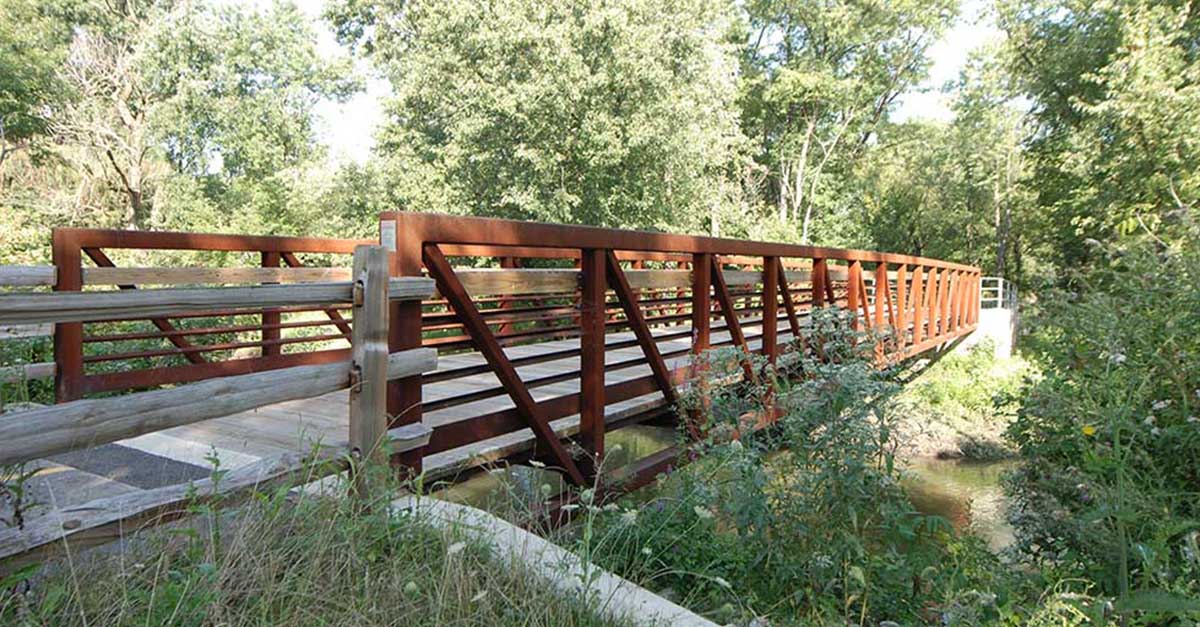 Sample bridge from Anderson Bridges from Oak Brook IL project